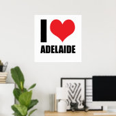I Liebe Adelaide Poster (Heimbüro)