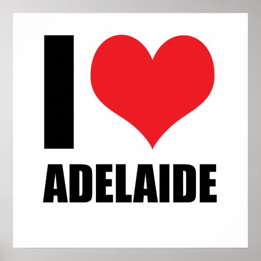 I Liebe Adelaide Poster (Vorne)