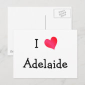 I Liebe Adelaide Postkarte (Vorne/Hinten)