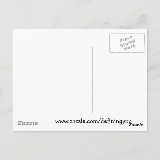 I Liebe Adele Postkarte (Rückseite)