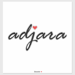 I Liebe Adjara Georgia Aufkleber