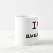 I Liebe-Adler-Bucht Washington Kaffeetasse (Mittel)