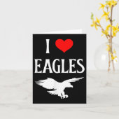 I Liebe Adler I herz Adlervogel von P Lover Bird Karte (Gelbe Blume)