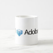 I Liebe Adobe Kaffeetasse (Mittel)