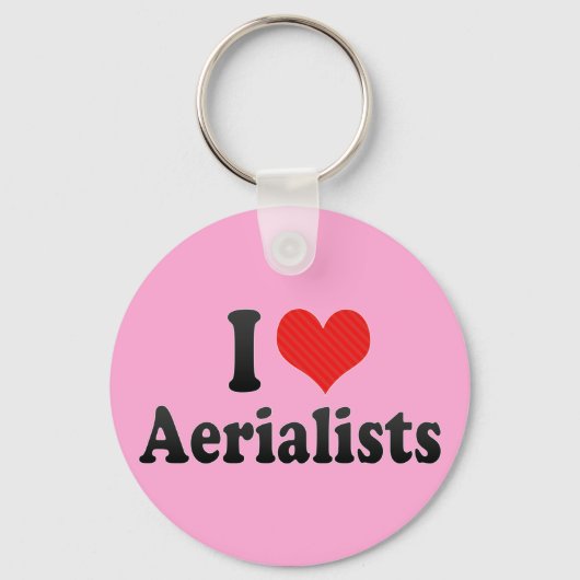 I Liebe Aerialists Schlüsselanhänger (Vorderseite)