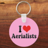 I Liebe Aerialists Schlüsselanhänger (Vorderseite)