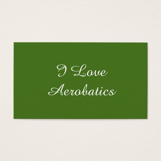 I Liebe Aerobatik (Vorderseite)