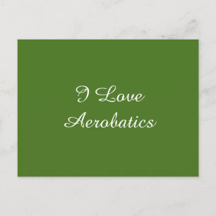 I Liebe Aerobatik Postkarte
