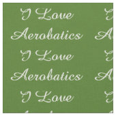 I Liebe Aerobatik Stoff (Nahaufnahme)