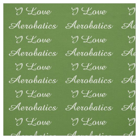 I Liebe Aerobatik Stoff (Muster)