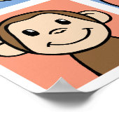 I Liebe Affen Poster (Ecke)