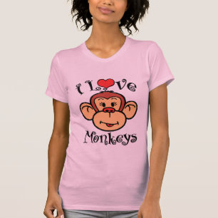 I Liebe Affen T-Shirt