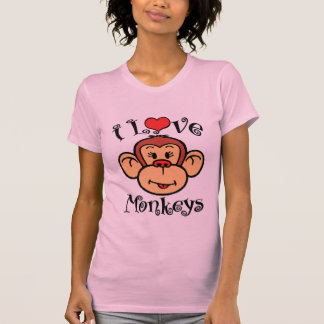 I Liebe Affen T-Shirt
