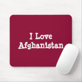 I Liebe Afghanistan Mousepad (Mit Mouse)