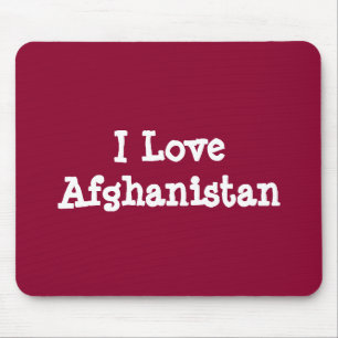 I Liebe Afghanistan Mousepad