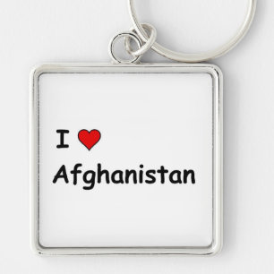 I Liebe Afghanistan Schlüsselanhänger
