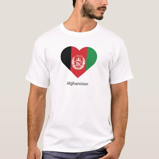 I Liebe Afghanistan T-Shirt (Vorderseite)