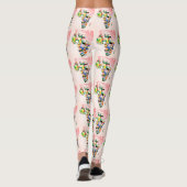 I Liebe Africa Cool Free Time Weekend Zuhause Loun Leggings (Rückseite)