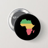 I Liebe Africa Rosta Colored Continent Button (Vorne & Hinten)