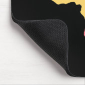 I Liebe Africa Rosta Colored Continent Mousepad (Ecke)
