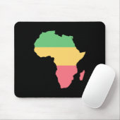 I Liebe Africa Rosta Colored Continent Mousepad (Mit Mouse)