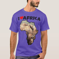 I Liebe Africa Wildlife Map Elephant Bodyguard