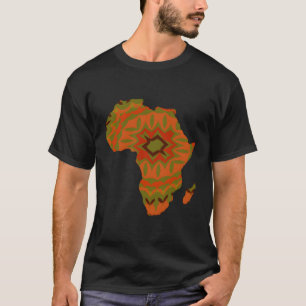 I Liebe Afrika Kontur des afrikanischen Kontinents T-Shirt