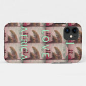 I Liebe Afrika - Kulturlandschaftsmuster Case-Mate iPhone Hülle (Rückseite (Horizontal))