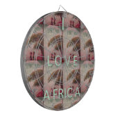 I Liebe Afrika - Kulturlandschaftsmuster Dartscheibe (Vorderseite Links)