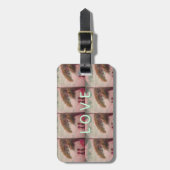 I Liebe Afrika - Kulturlandschaftsmuster Gepäckanhänger (Vorderseite vertikal)