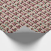 I Liebe Afrika - Kulturlandschaftsmuster Geschenkpapier (Ecke)