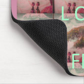 I Liebe Afrika - Kulturlandschaftsmuster Mousepad (Ecke)