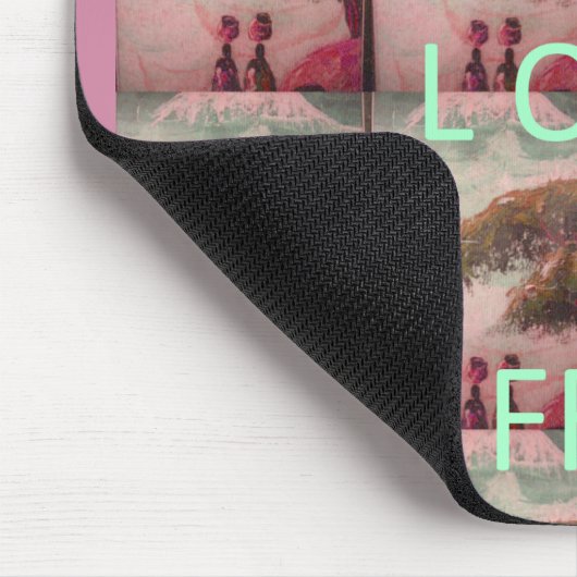 I Liebe Afrika - Kulturlandschaftsmuster Mousepad (Ecke)