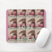 I Liebe Afrika - Kulturlandschaftsmuster Mousepad (Mit Mouse)