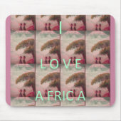 I Liebe Afrika - Kulturlandschaftsmuster Mousepad (Vorne)