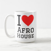 I Liebe Afro House Kaffeetasse (Links)