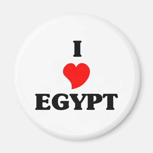 I Liebe Ägypten Magnet (Vorne)