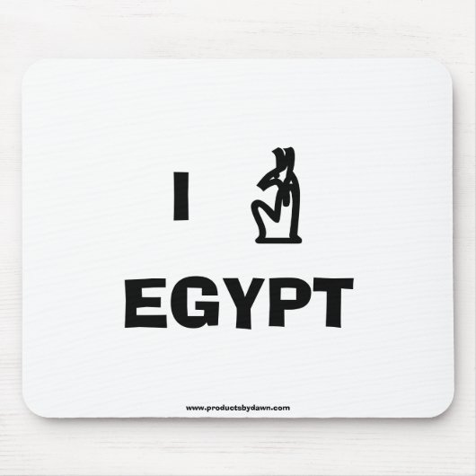 I Liebe Ägypten Mousepad (Vorne)