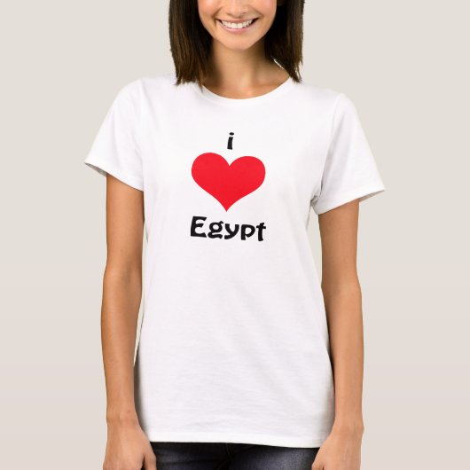 I Liebe Ägypten T-Shirt (Vorderseite)