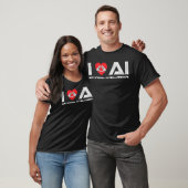 I Liebe AI Artificial Intelligence Tech Science Pr T-Shirt (Unisex)