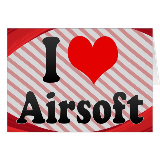 I Liebe Airsoft (Vorderseite (Horizontal))