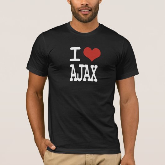 I Liebe Ajax T-Shirt (Vorderseite)