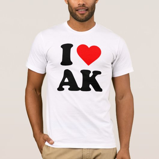 I LIEBE AK T-Shirt (Vorderseite)