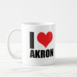 I Liebe Akron Kaffeetasse