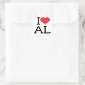 I Liebe AL 6 pk Stickers (Tasche)