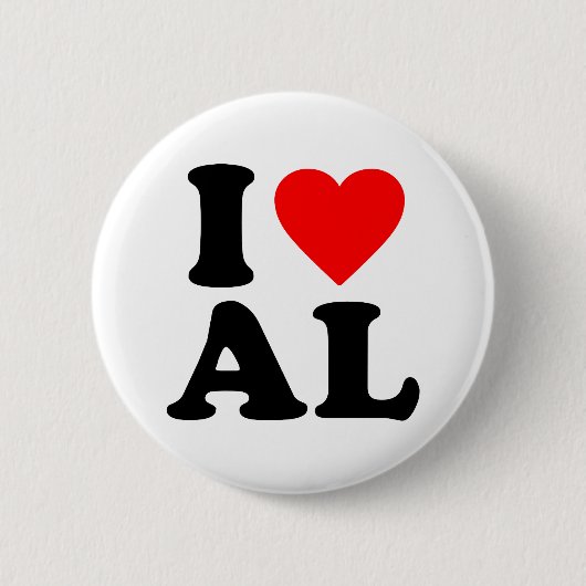 I LIEBE-AL BUTTON (Vorderseite)