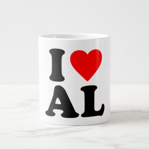 I LIEBE AL Jumbo-Tasse
