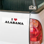 I Liebe Alabama Autoaufkleber (Auf Lkw)