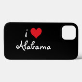 I Liebe Alabama Case-Mate iPhone Hülle (Rückseite (Horizontal))