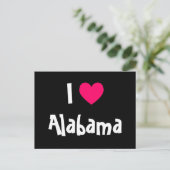 I Liebe Alabama Postkarte (Stehend Vorderseite)